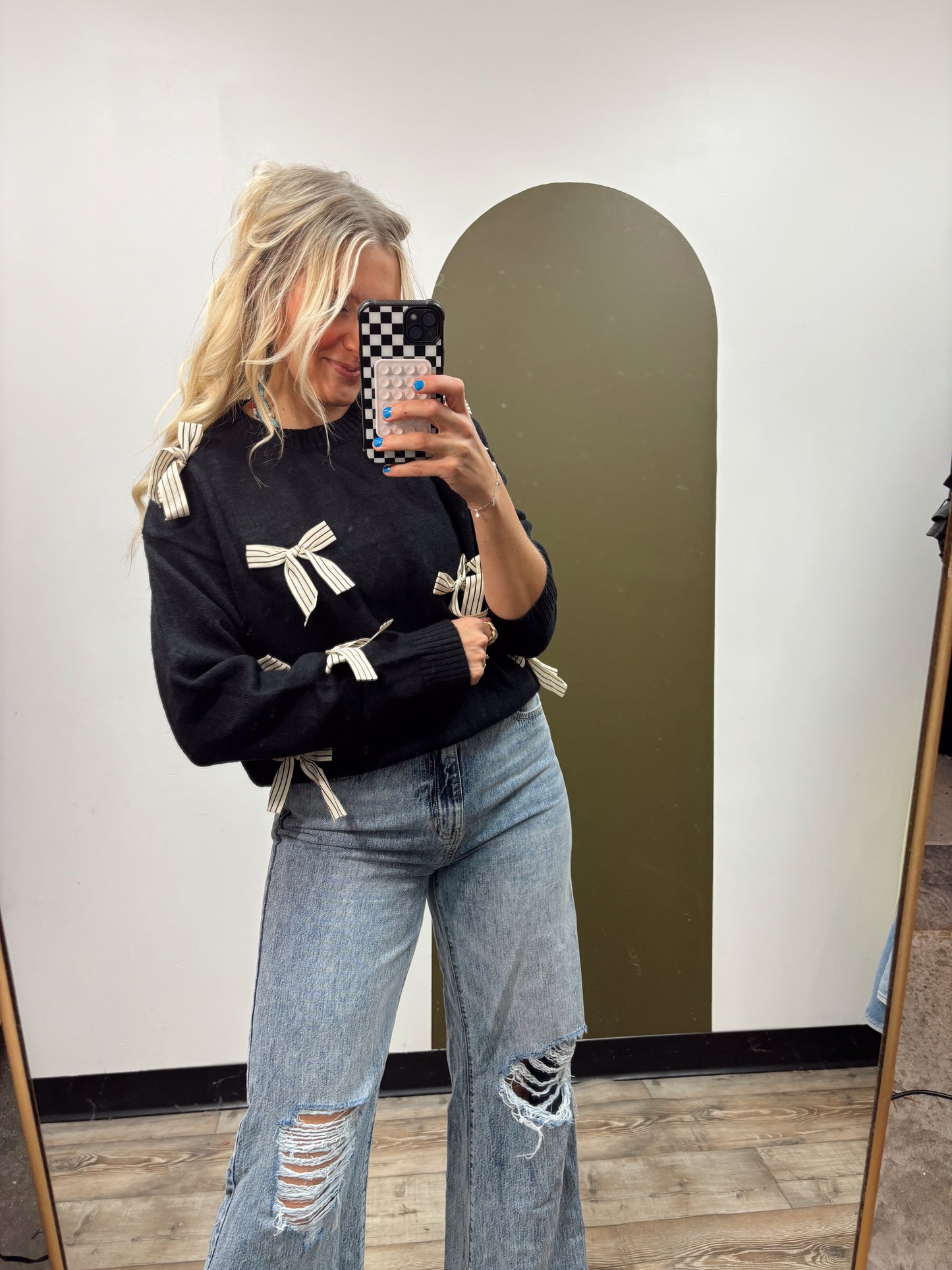 Joan Ribbon Sweater