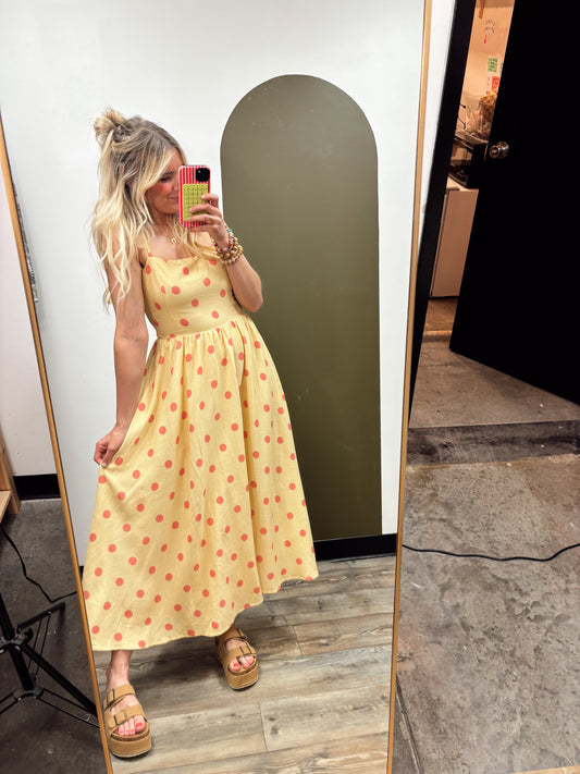 Sunny Days Polka Dot Dress