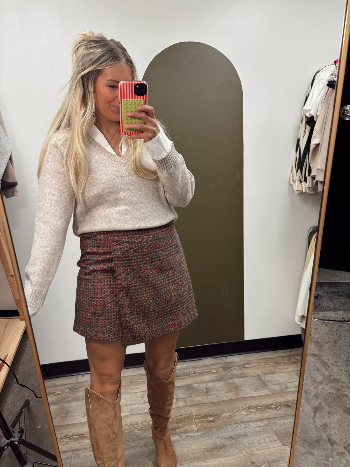 Glen Check Mini Skort
