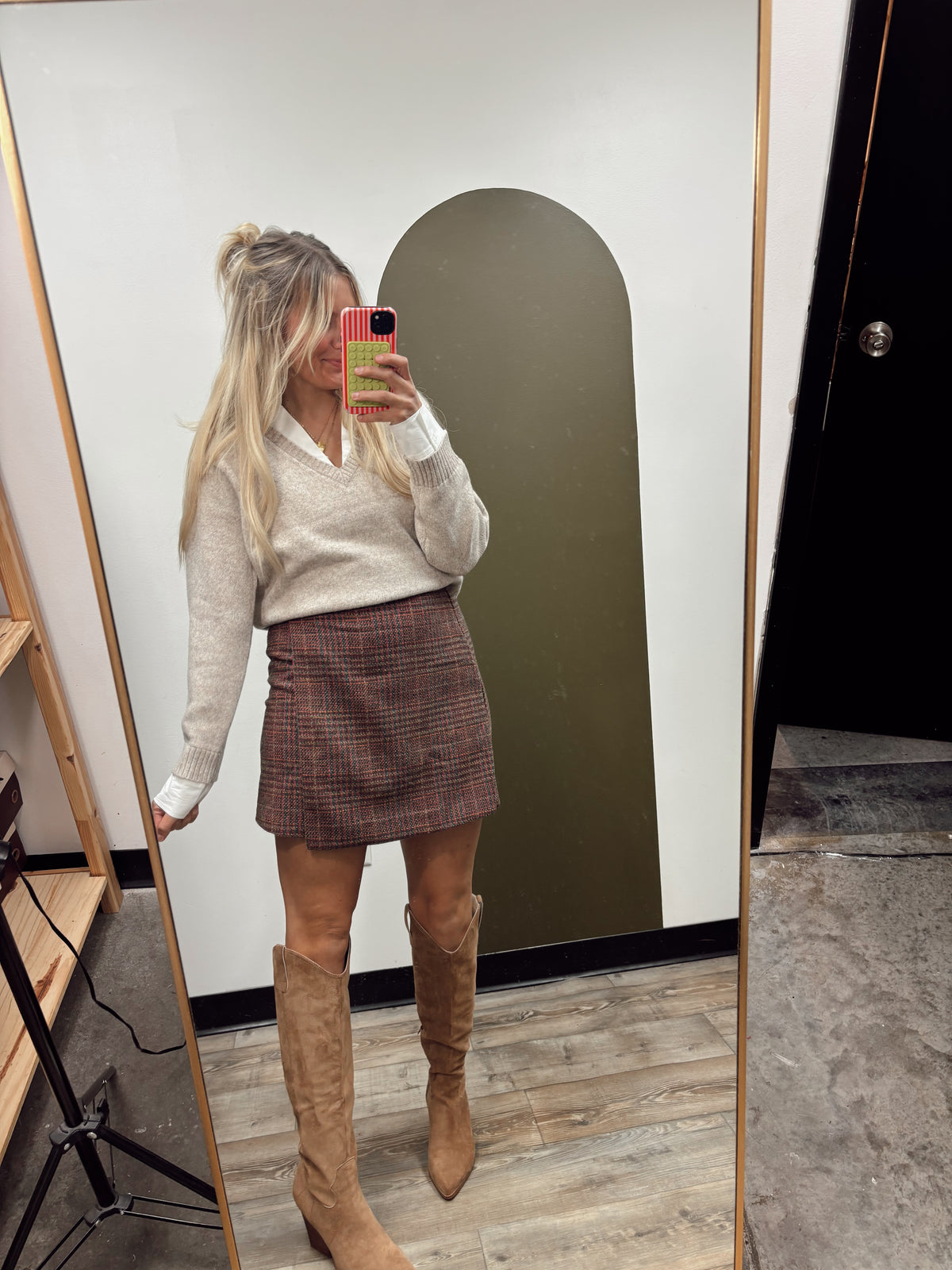 Glen Check Mini Skort