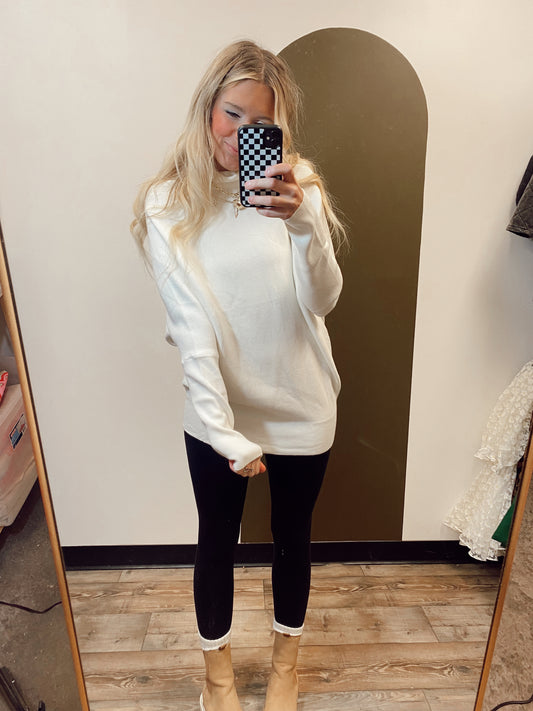 Mary Dolman Pullover (Cream)