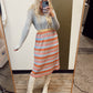 Taryn Stripe Skirt