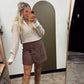 Collar Layered Sweater Top