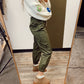Fly Girl Cargo Jogger (Green)