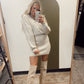 Coral Sweater Dress
