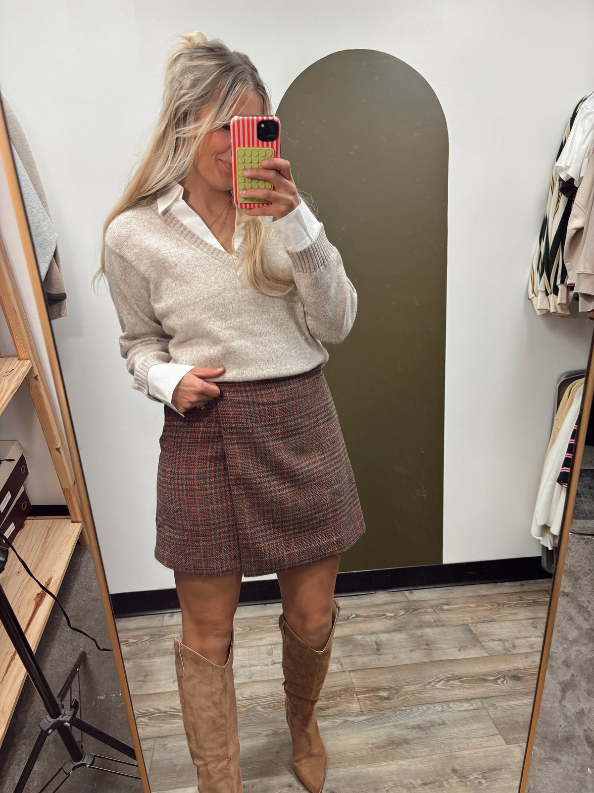 Glen Check Mini Skort