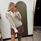 Collar Layered Sweater Top