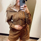 Lounge Around Hoody (Cocoa)