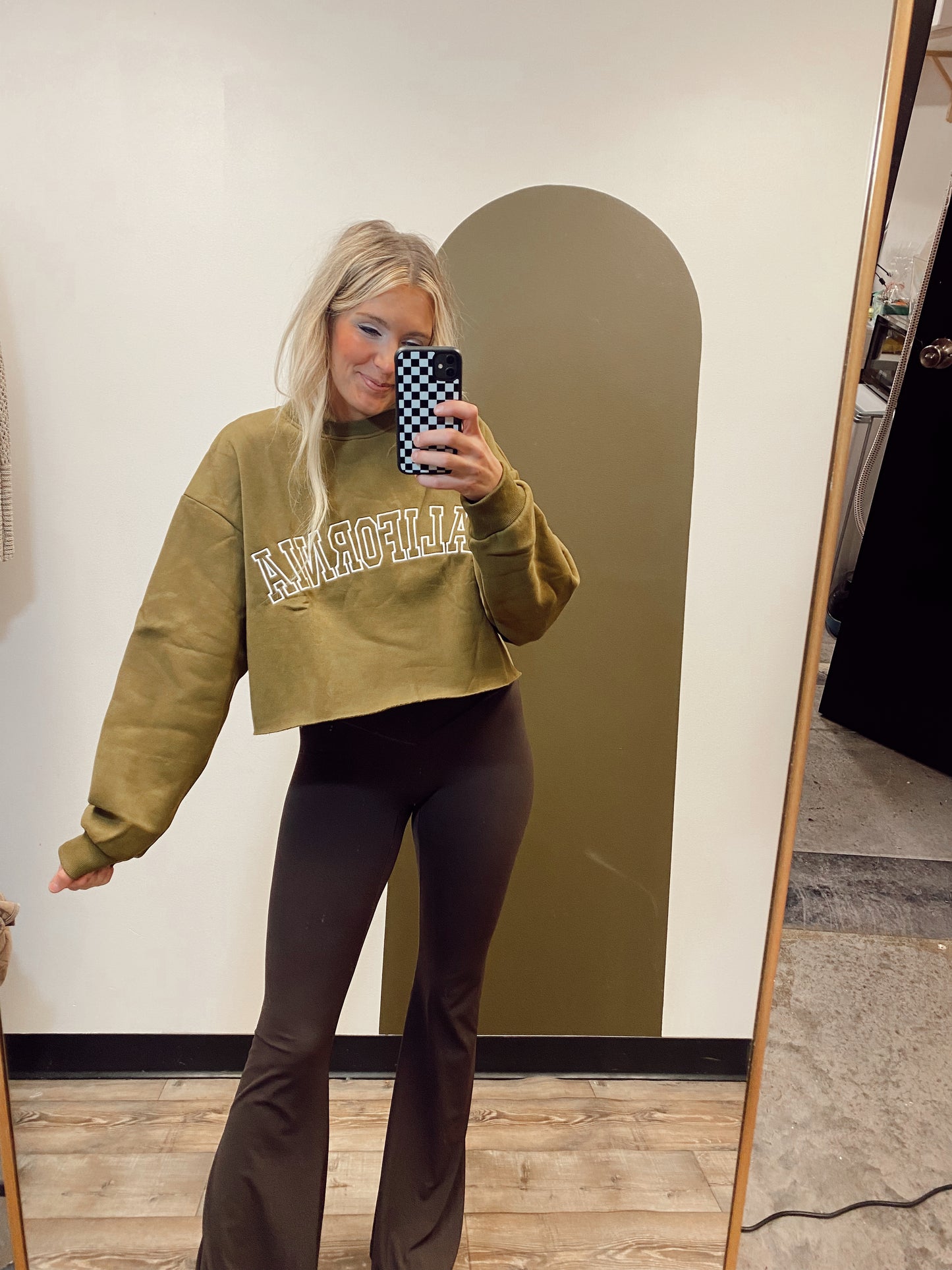 California Crop Sweatshirt