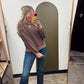 Mia Contrast Sweater (Mauve/Pink)