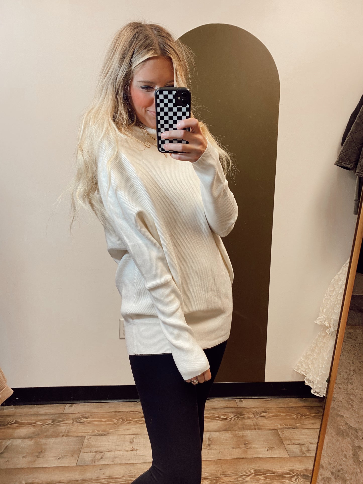 Mary Dolman Pullover (Cream)