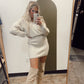 Coral Sweater Dress