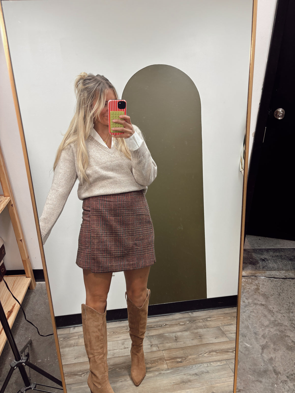 Glen Check Mini Skort