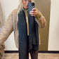 Crinkle Soft Muffler Scarf (Black)