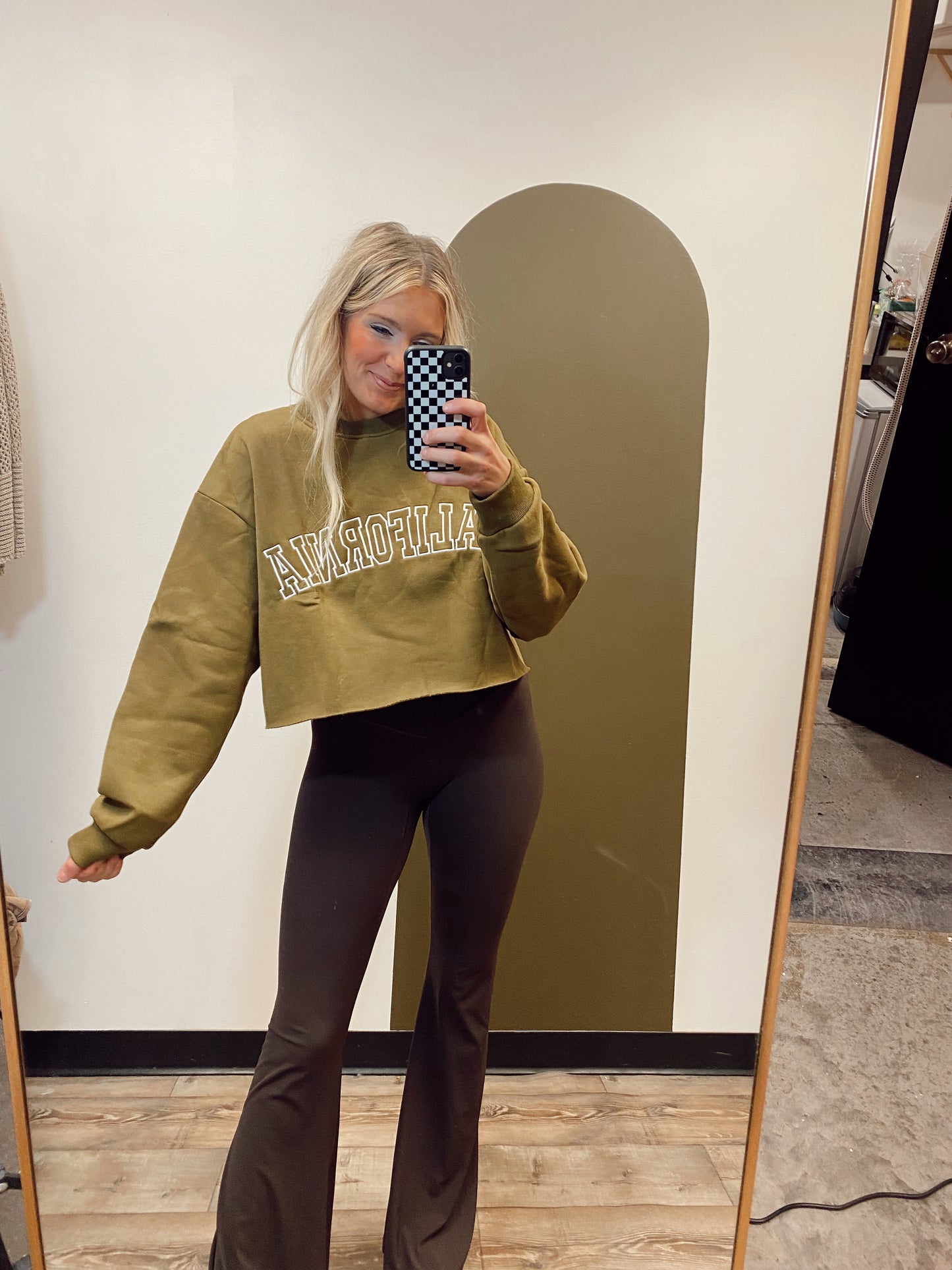 California Crop Sweatshirt