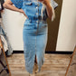 Brit Denim Midi Dress