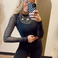 Pilates Princess Sheer Top