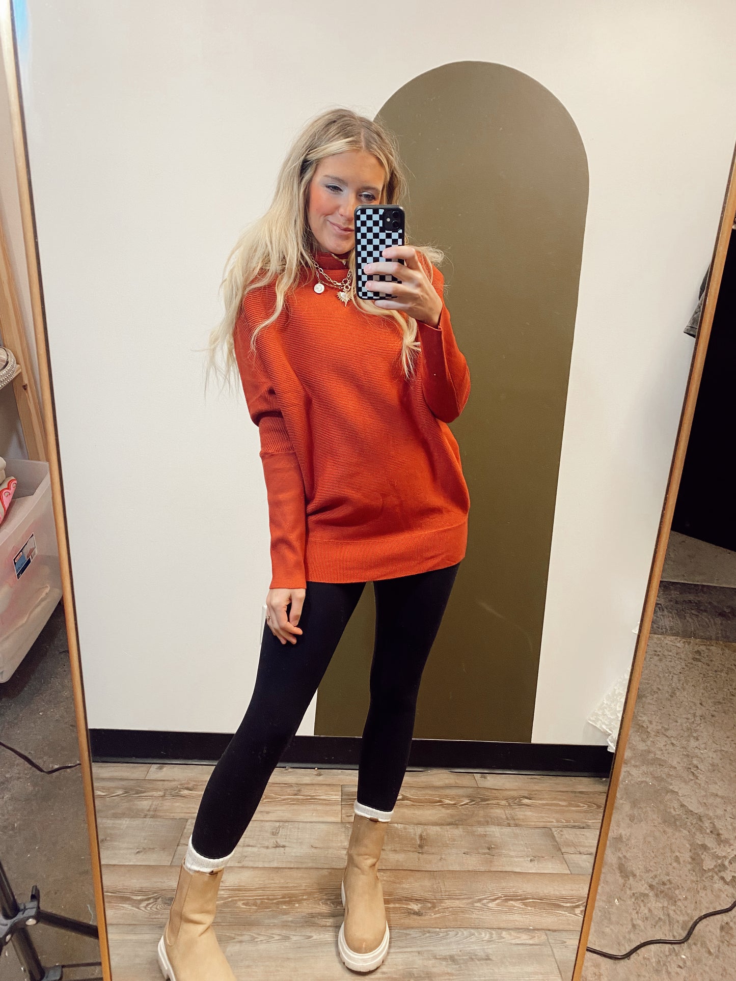 Mary Dolman Pullover (Spice)