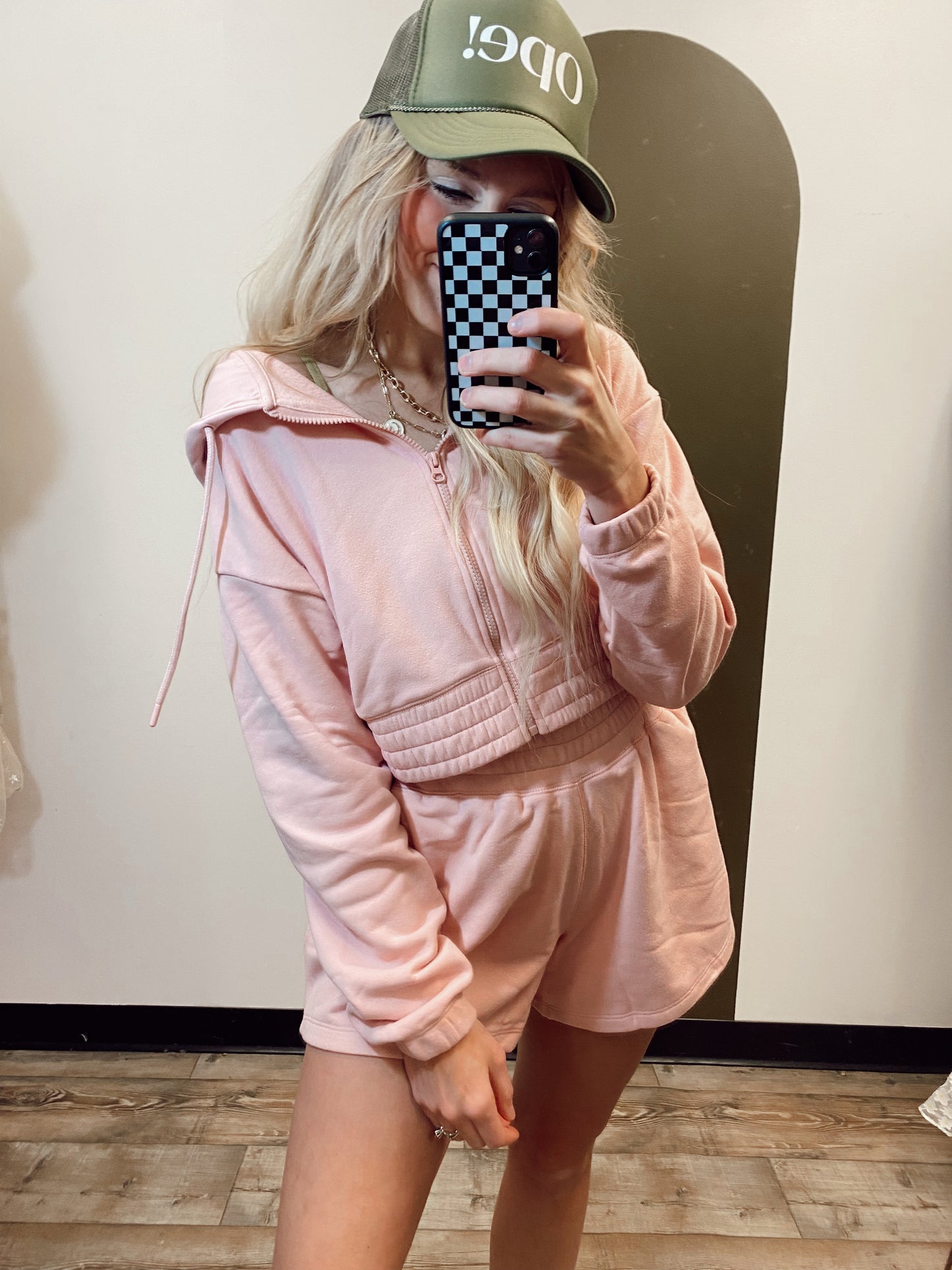Lounge Around Hoody (Pink)