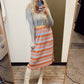 Taryn Stripe Skirt