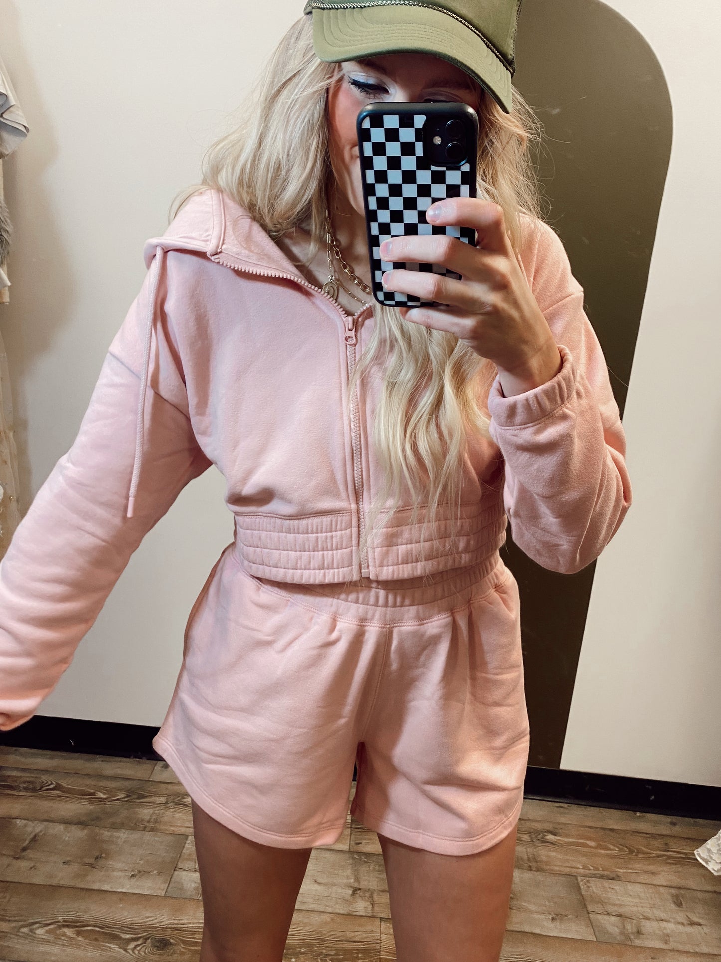 Lounge Around Hoody (Pink)